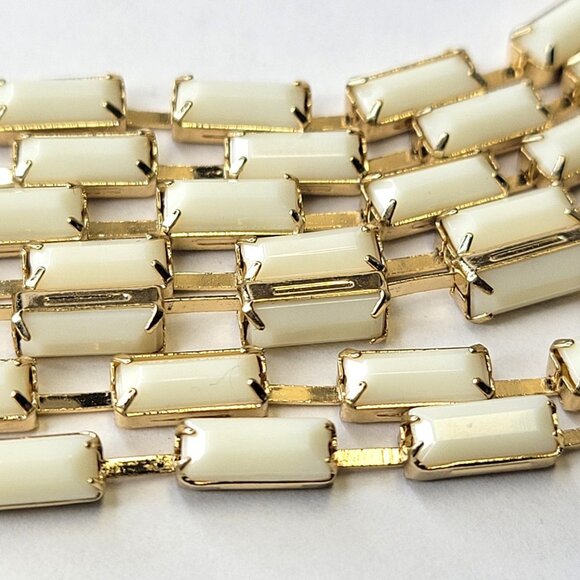 Multistrand Layered Necklace in Cream Hues - Picture 6 of 9